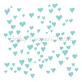 Whimsical Heart Background Stencil Background