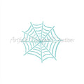 Whimsical Spider Web with Spider Stencil