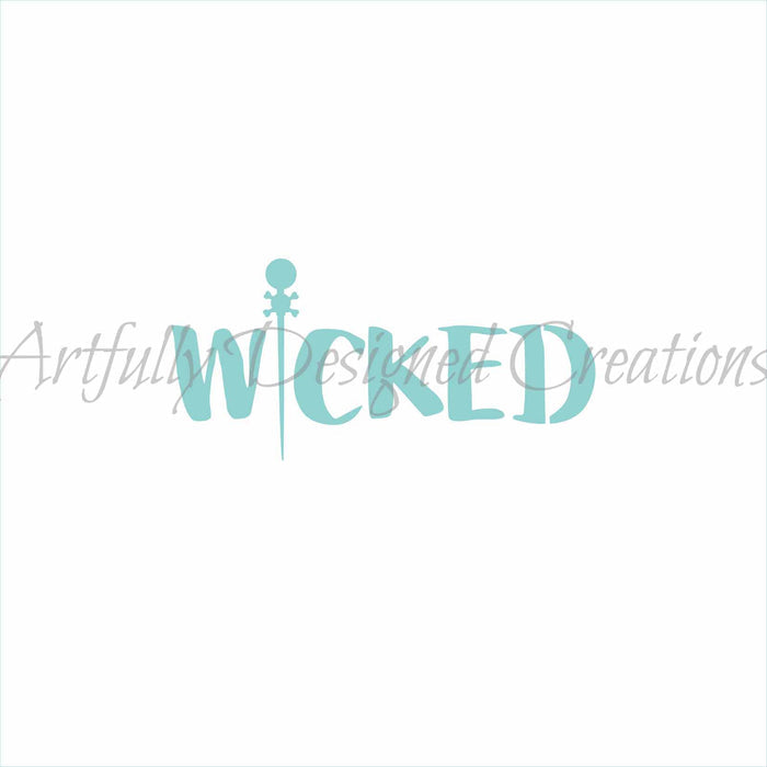 Wicked Voodoo Pin Stencil