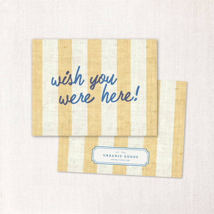 wish you were here card