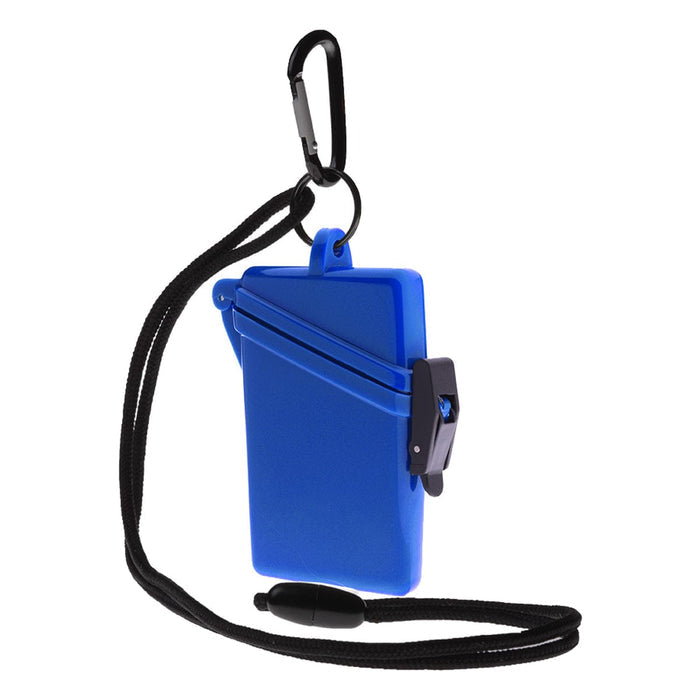 A Witz Surfsafe Waterproof Sports Case Badge Holder with Breakaway Lanyard and Carabiner - Holds Up to 9 IDs (0010X) is perfect for all your beach activities or outdoor adventures.