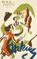 Woman Hiking—WPA recreation project, Dist. No. 2