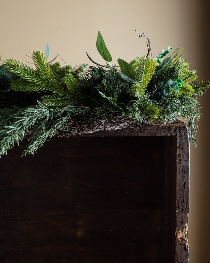 Woodland Pine, Eucalyptus & Laurel Wreath - Lone Fox