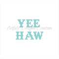 Yee Haw Stencil