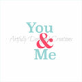 You and Me Stencil