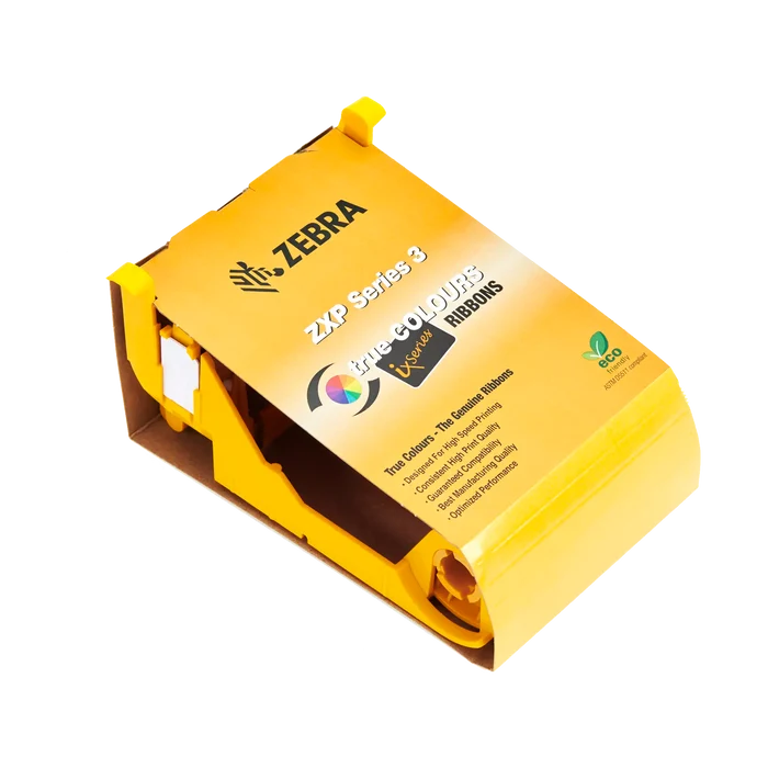 A Zebra 800033-801 Black Monochrome Ribbon cartridge, compatible with ZXP Series 3 Card Printers and capable of printing up to 1000 prints.