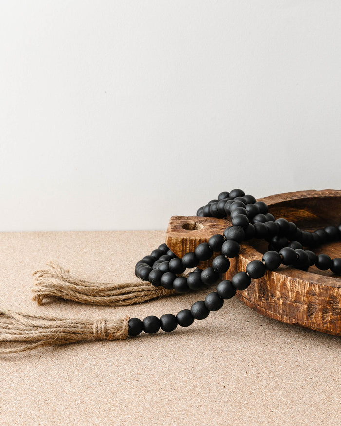 Zuri Wood Bead Garland - Lone Fox