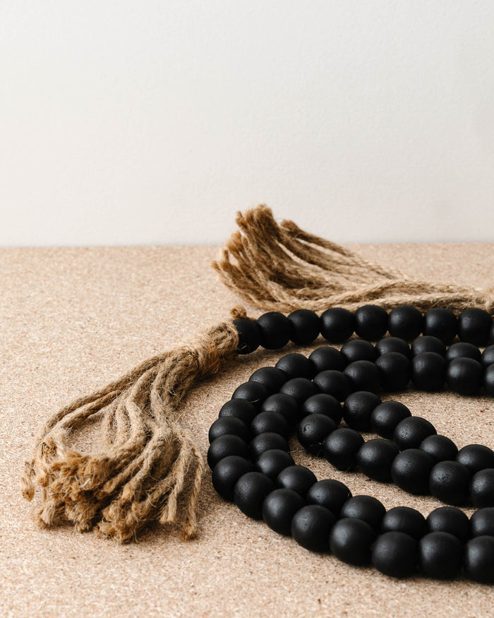 Zuri Wood Bead Garland - Lone Fox