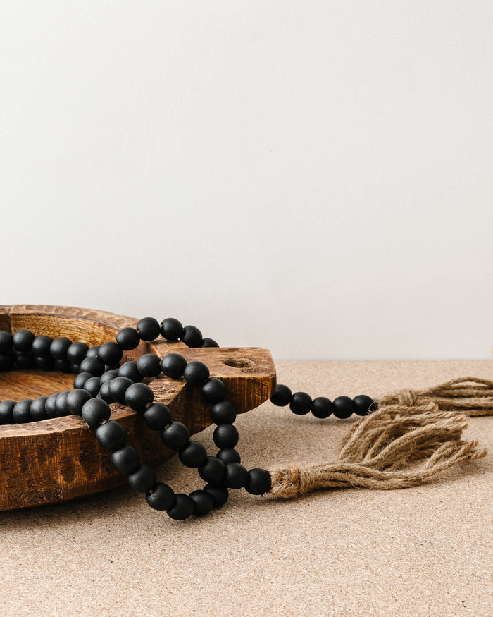 Zuri Wood Bead Garland - Lone Fox